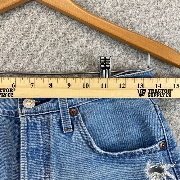 Levi’s 501 cut off shorts size 25 inseam 2” coastal cowgirl cheeky western boho - Picture 4 of 9